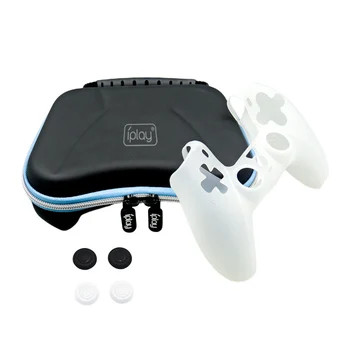 

2020 New PS5 Game Accessories Hard Eva case for Playstation 5 Wireless Controller with Silicon Cover Thumbsticks Gamepad Bag