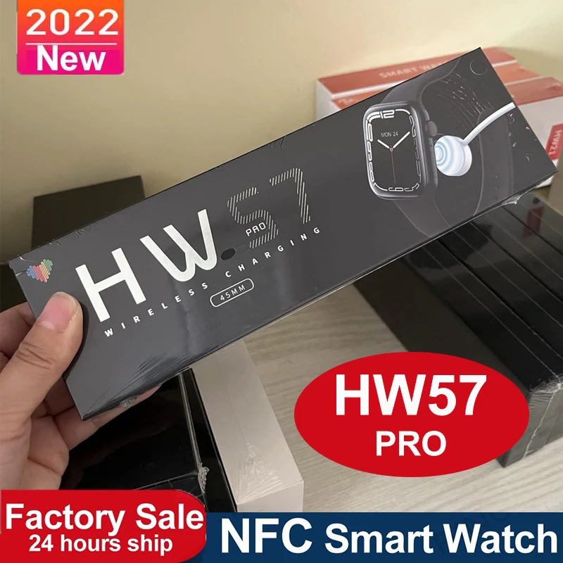 Мужские Смарт-часы HW57 Pro водонепроницаемые с функцией Голосового помощника NFC