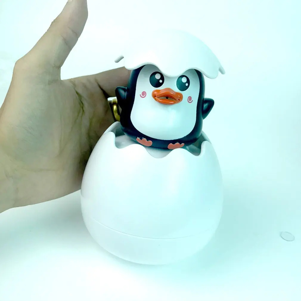 Baby Shower Bath Toys for Children Early Educational Bathtub Bathroom Sprinkling Egg Floating Duck Penguin