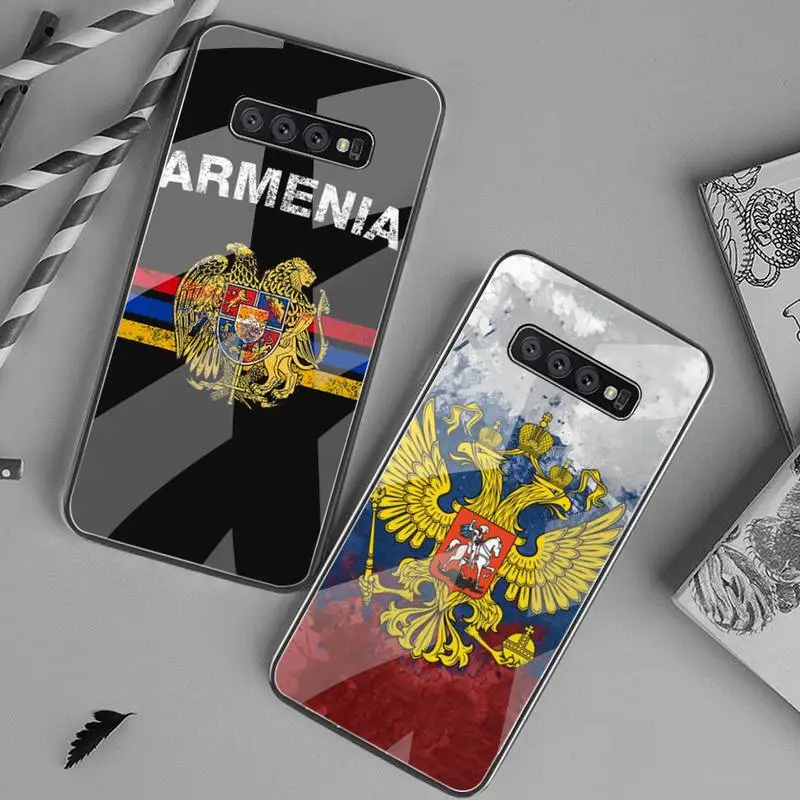 Чехол для телефона из закаленного стекла Samsung S20 Plus S7 S8 S9 S10 Note 8 9 10 | Мобильные