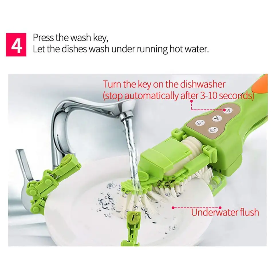 portable automatic smart dishwasher machine