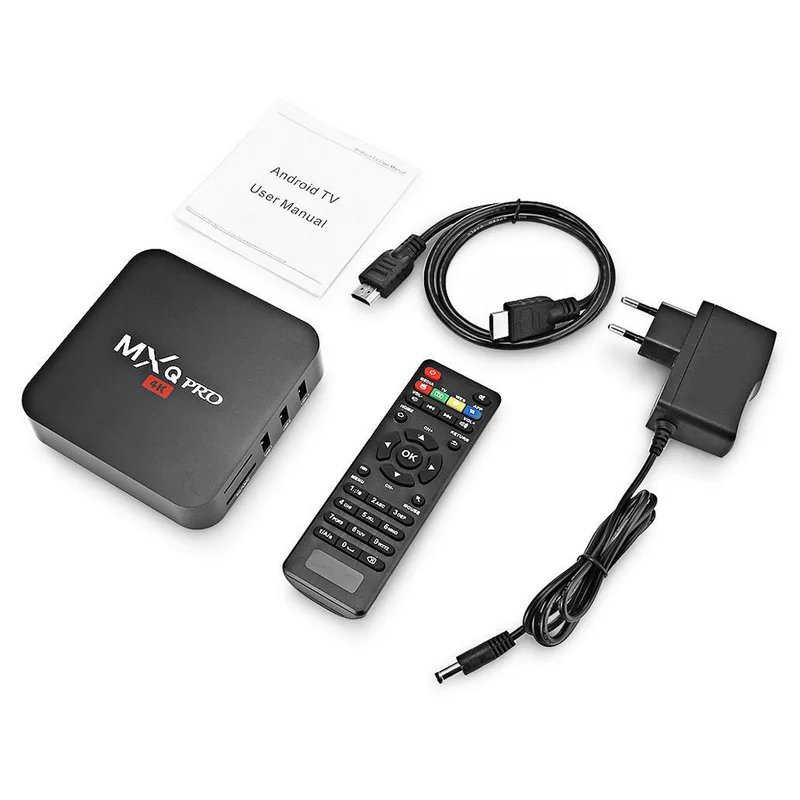 MXQ pro 4K Android 7,1 Smart Box 4K HD 3D 2,4G WiFi S905W четырехъядерный Медиаплеер smart tv android tv box 2 ГБ 16 ГБ android tv box