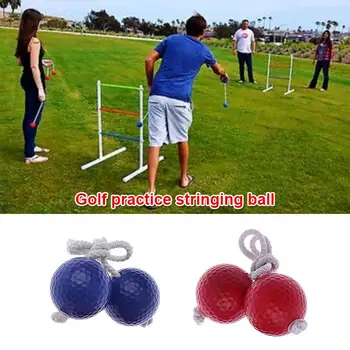 

Practical Golf Practice Ball Golf Stringing Ball Synthetic Rubber Sport Outdoor Trainging Aids Toys Golf Rope Ball Durable