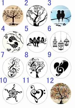 

Handmade Colorful picture Round Glass Cabochons Refrigerator magnet for Necklace Decoration and Phone Chain Accessaries239