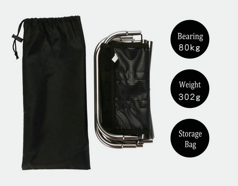 Outdoor Foldable Fishing Chair Ultra Light Portable Folding Backpack Camping Oxford Cloth Picnic Fishing Chair with Bag (7)