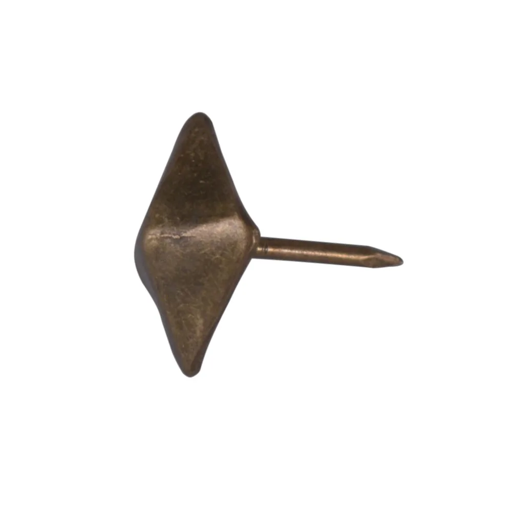 100 шт латунные гвозди бронзовые винтажные замены Квадратные антикварные