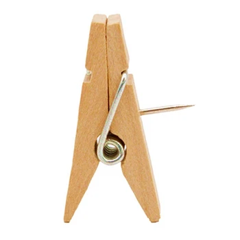 

Push Pin Clips - 90 Paper Clips with Pin for Documents/Artworks/School Projects/Photos/Notes/Papers/Cork Board/Bulletin Board -