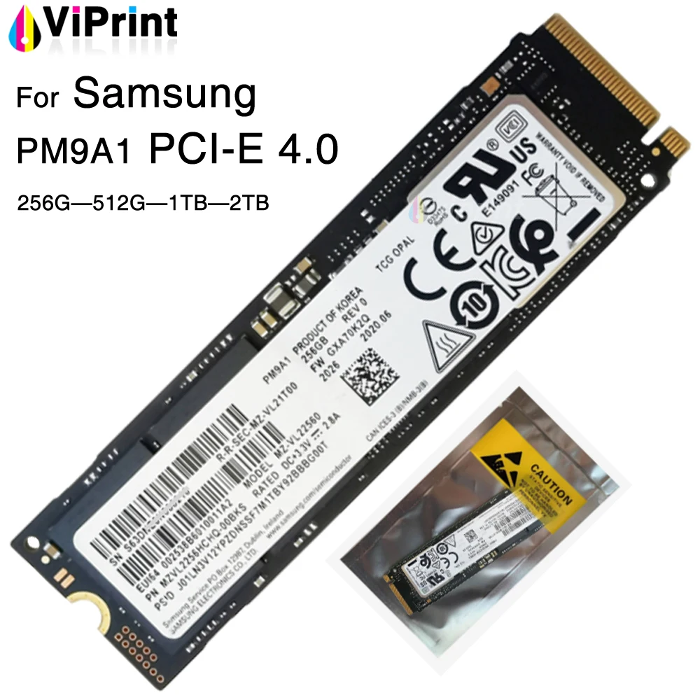 Per Samsung Pm9A1 Pci-E 4.0 Pcie 2280 M.2 Nvme Ssd 2Tb 1Tb 512Gb 256Gb Disco Rigido Interno Hdd Compatibile Pc
