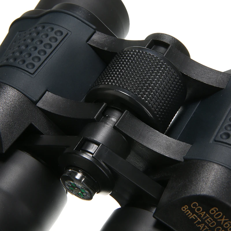 Дневной ночной HD 60x60 бинокль с координатами и компасом, высокая четкость, 3000 м, водонепроницаемый бинокль с зумом для охоты, открытый инструмент