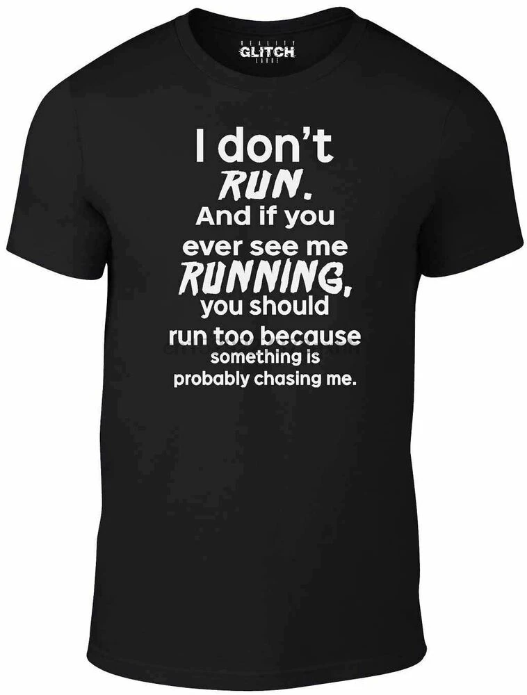 Футболка I't Run-Смешная зомби ужасная шутка смешное платье для фитнеса (1) |