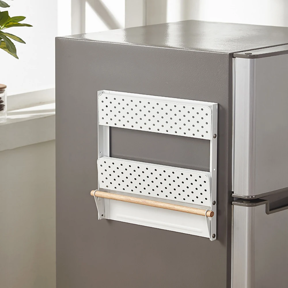 Organizer Design Paper Towel Holder Kitchen Rack Fridge