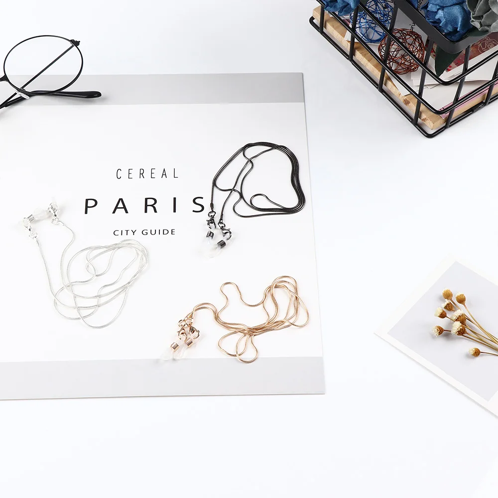 Медная цепочка для очков очки чтения металлические шнурки солнцезащитные