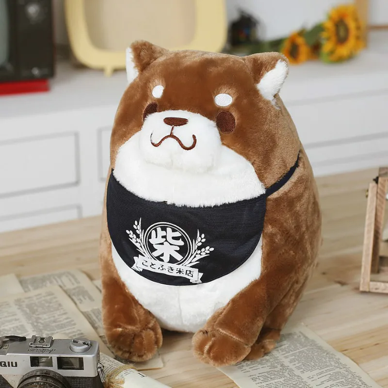 35/45 см Плюшевые Косплей Shiba «Лисья Секретная служба»(Inu собака игрушки плюшевые игрушки японской собаки начинкой плюшевая игрушечная собачка с шарфом корги игрушки для детей, подарок