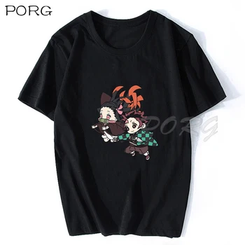 

Hot Demon Slayer Tshirt Graphic Top Tees Streetwear Punk Kimetsu No Yaiba T Shirt Clothes Japanese Anime Men Funny Unisex Shirt