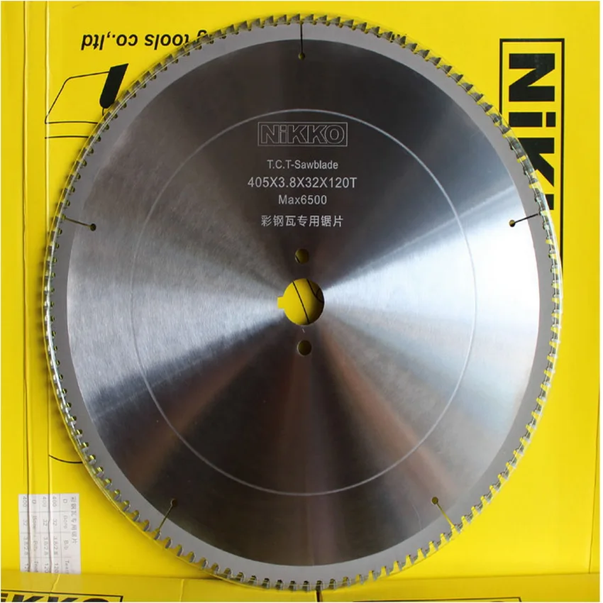 Акция продажа высокого качества 14 "(355) * 32 * 120Z tct пилы для распиливания тонких железных основных материалов как стальной, с цветной ручкой
