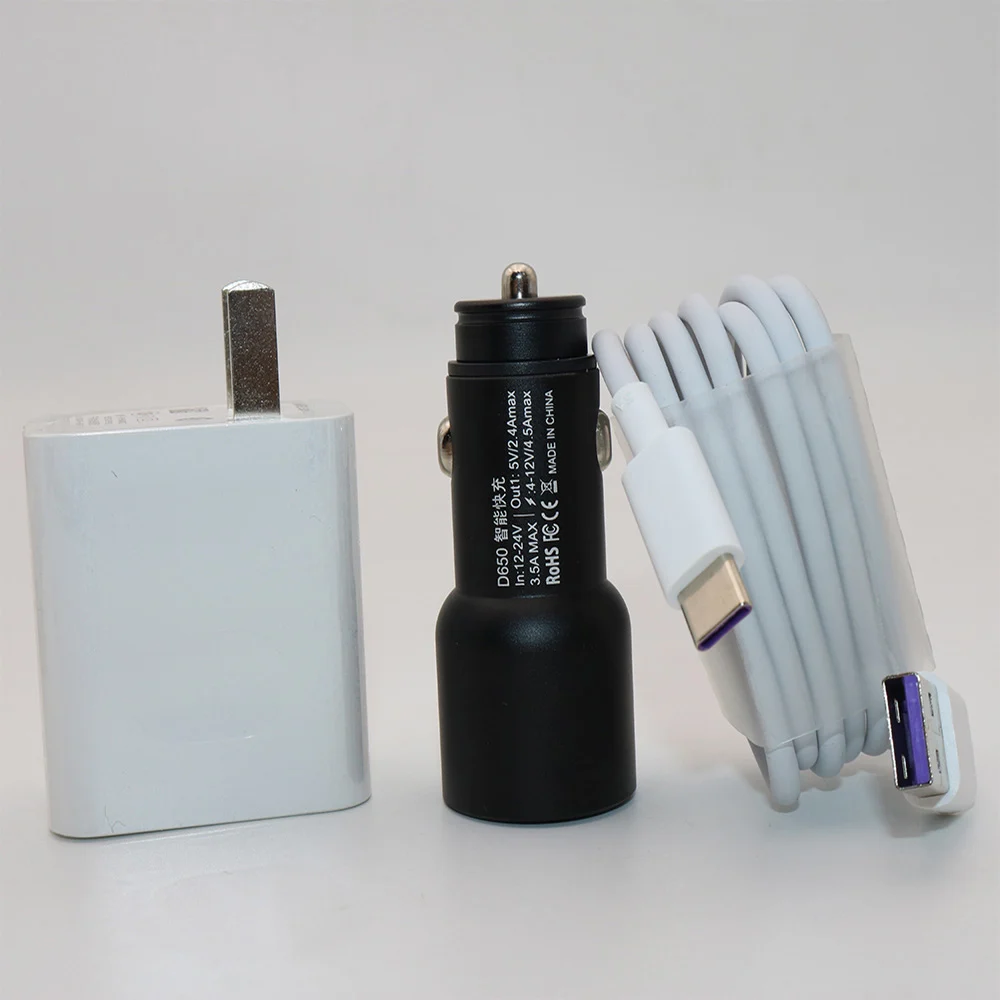 huawei SuperCharge, автомобильное зарядное устройство 2, супер зарядное устройство, быстрый адаптер 5A type-c кабель type C huawei mate 9 20 Pro mate 10 RS