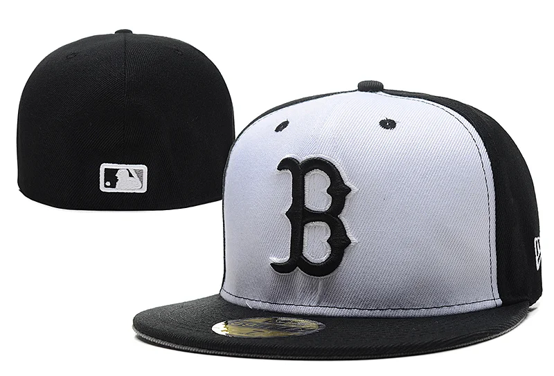 JGDZSW Высокое качество LA Dodgers облегающие шляпы бейсболки Boston Red Sox хип-хоп Bone для мужчин и женщин модные белые Sox закрытые Gorras - Цвет: JGDZSW