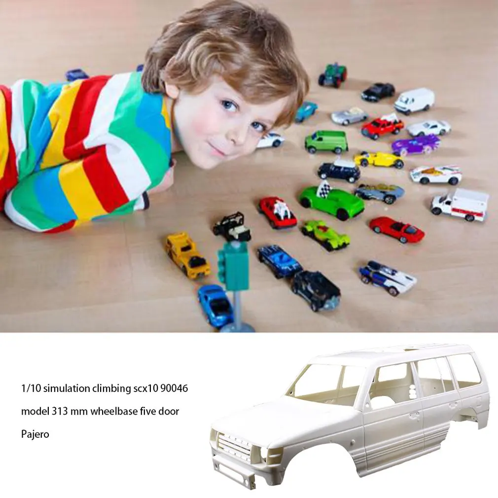 Lightweight 313MM V33 Hard Plastic Body Shell 313mm Wheelbase for 1/10 RC Crawler Car Axail SCX10 90046 Upgrade Parts