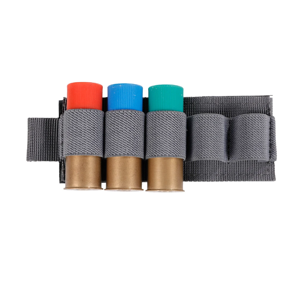 Description Picture 6 of itemEXCELLENT ELITE SPANKER Tactical Bullet Stickers 5 Rounds Shot Gun Shell Holder with Magic Tape Hunting Accessories