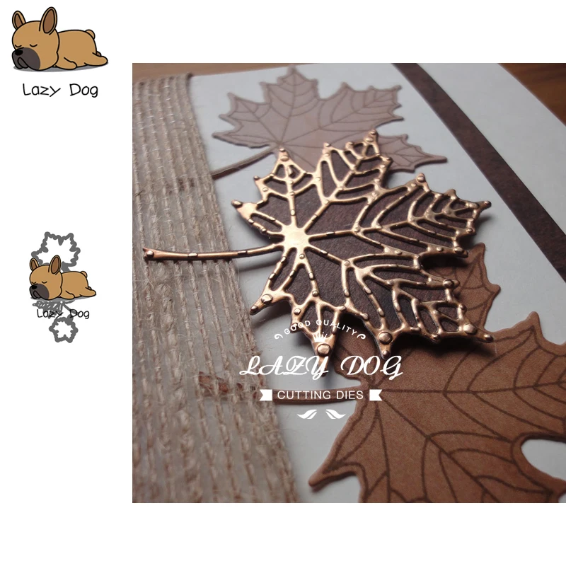 

3PCS Maple Leaf Metal Cutting Dies Scrapbooking Stencil DIY Decorative Craft Embossing Die Cuts Card Making New Dies For 2019