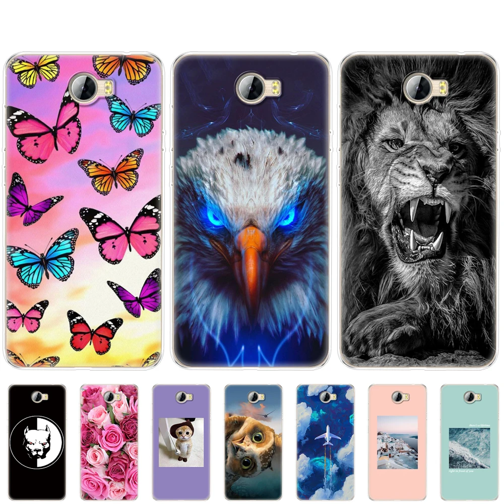 Copertura Molle Della Cassa Del Silicone Tpu Per Huawei Y5 Ii Y5 2 / Y6 Ii Compact / Russia Onore 5A Lyo-L21