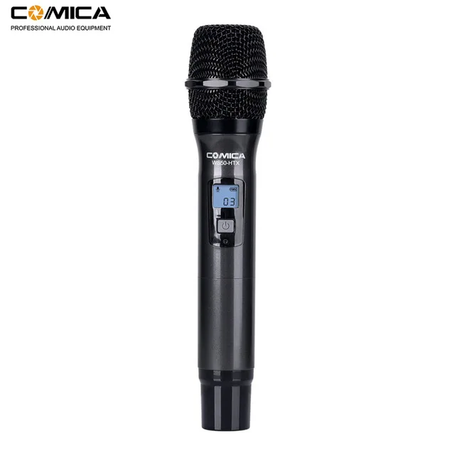 HTX Comica CVM-WS50(A) 6 каналов смартфон беспроводной петличный микрофон Lavalier системы для iPhone samsung Huawei телефоны/DSLR камеры - Цвет: HTX