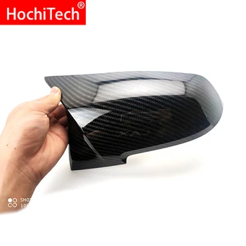 

NEW For Bmw 1 2 3 4 Series F20 F21 F87 M2 F23 F30 F36 X1 E84 I3 Gloss Black carbon fiber Side Mirror Cover Cap Rearview M4 Style
