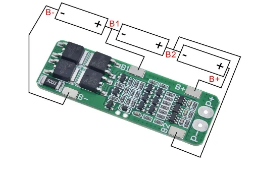 3S 20A литий-ионный аккумулятор 18650 зарядное устройство PCB плата защиты BMS 12,6 в ячейка 59x20x3,4 мм модуль