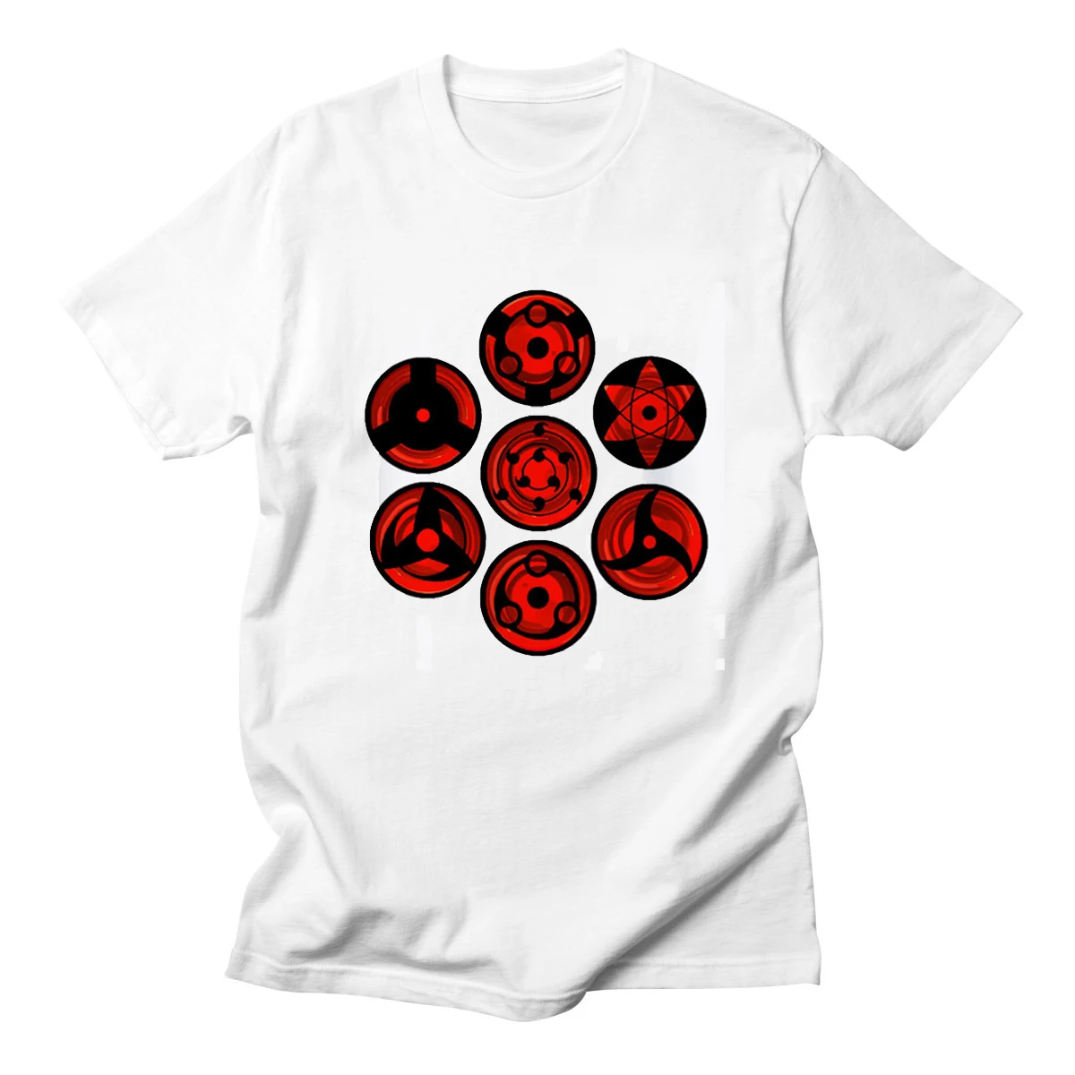 

Naruto Anime Printed Men's T-Shirt Uzumaki Naruto T Shirt for Men New Summer Short Sleeve Casual Tops Tees Streetwear
