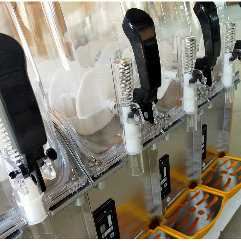 Commercial Ice Snow Melting machine/Three Tank Slush Machine/Cold Drink Maker/Smoothies Granita Machine/Sand ice machine