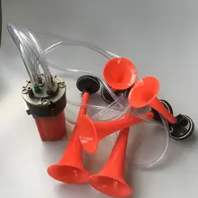 125db 12V 5 труба музыкальный Дикси герцоги Хаззарда электронный хром Воздушный Рог 094D