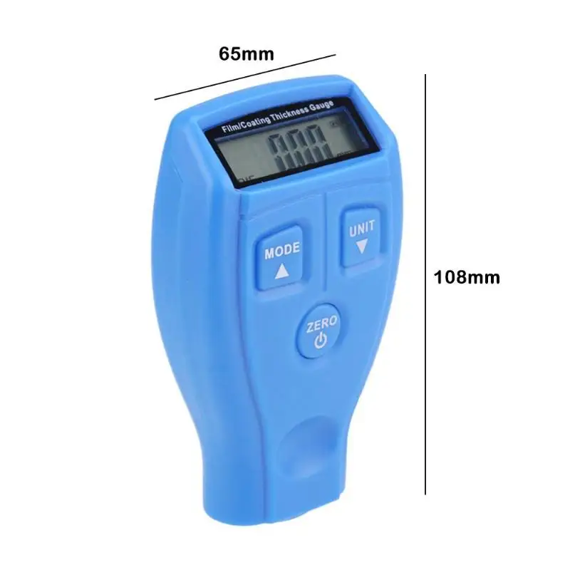 Paint Thickness Gauge GM200 Portable Car Paint Thickness Gauge Auto Film Coating Test Meter Automotive Manual Paint Fast And Efficient Measuring Tool