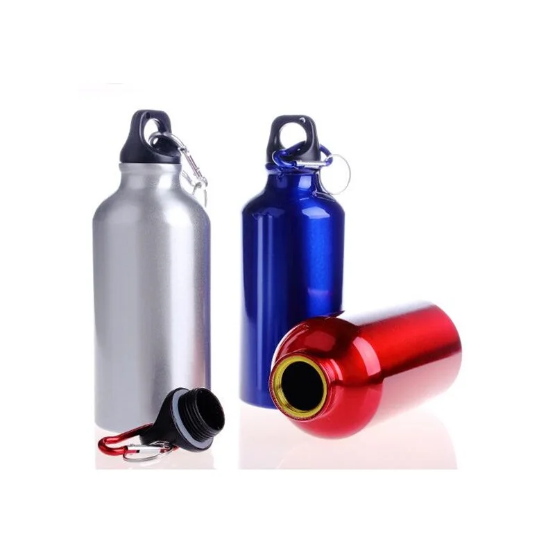 Alloy Sport Water Bottle 500ml Hiking Camping Cycling Water Bottle Kettle with Buckle sports water bottle sports bottle water bottle