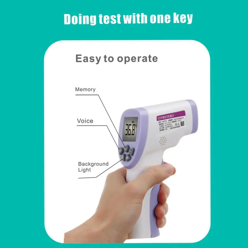 

Digital Infrared Thermometer Body Temperature for Adult Kids Forehead Non-contact Body Thermometer Baby Care Dropshipping