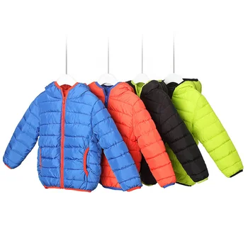 

Autumn and winter new children's down lightweight cotton pad boys and girls cotton jacket baby warm fashion kid coat
