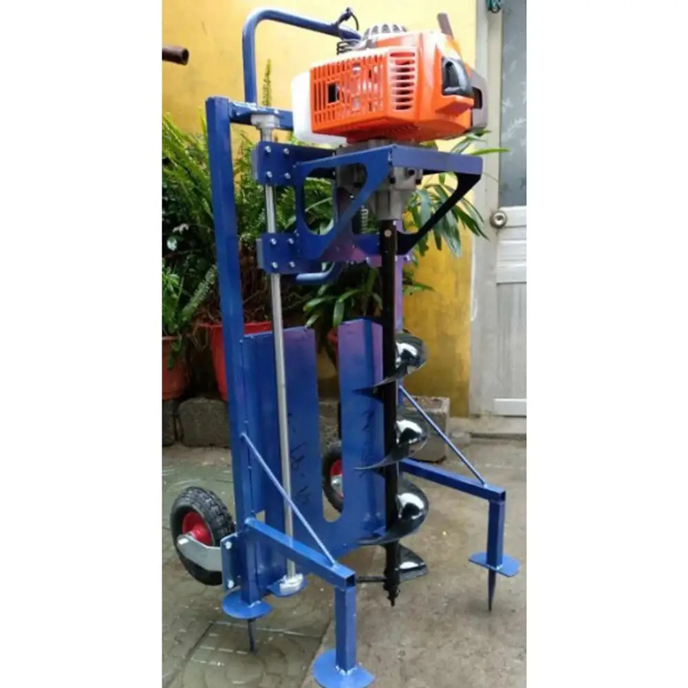 US $698.00 New HandPush Orchard Diggertree Planterground Drilldrilling MachineEarth AugersFertilizing Pile Driver