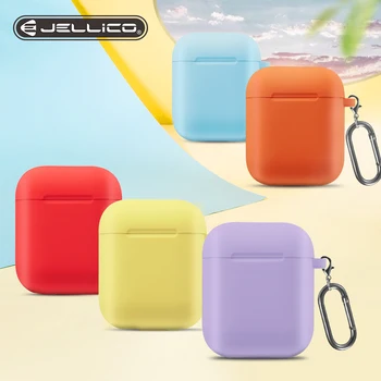 

Jellico Mini Soft Silicone Case For Apple Airpods Shockproof Cover For Apple AirPods Earphone Cases for Air Pods Protector Case