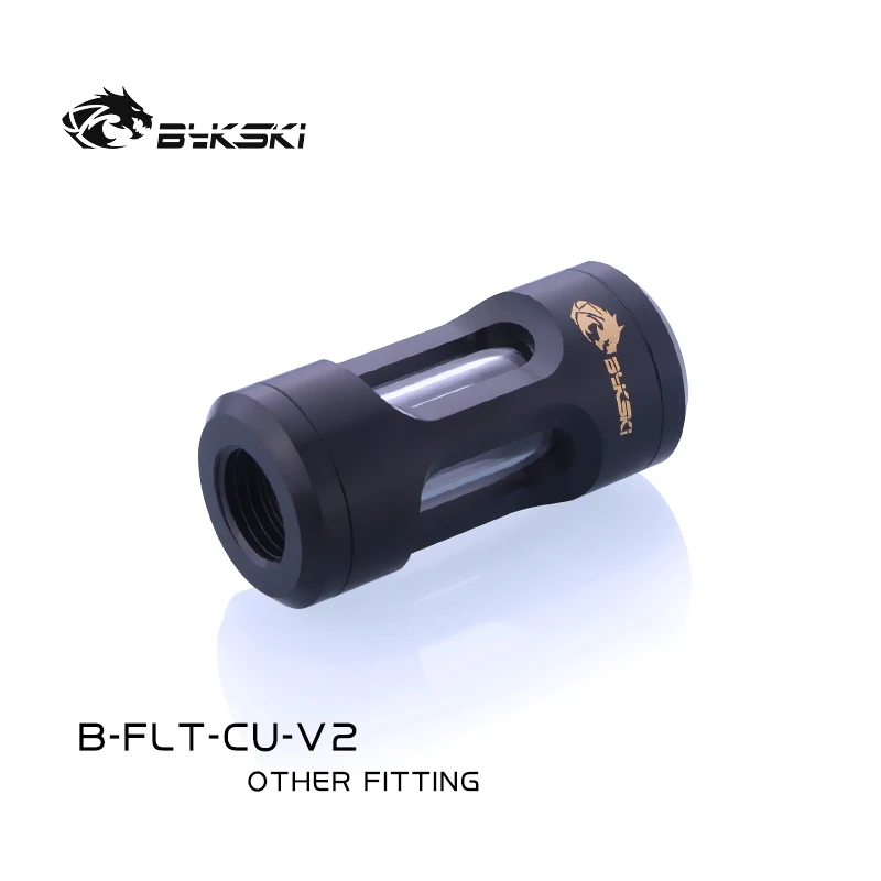 Bykski B FLT CU V2 полностью медные защитные фильтры акриловый корпус G1/4 Двойная