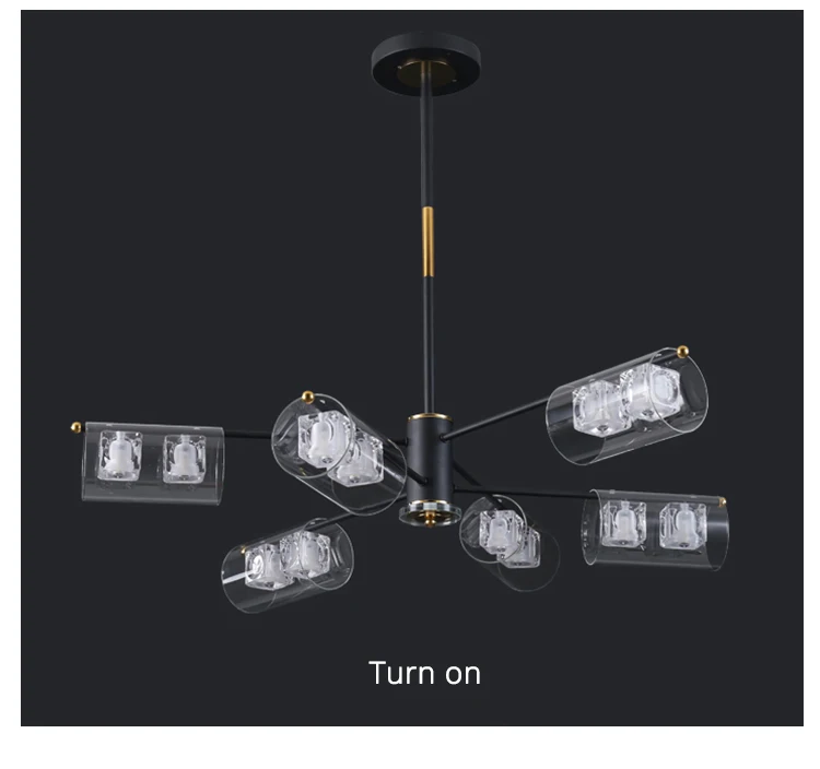 modern crystal chandelier Bedroom chandelier creative home lamps simple modern living room LED ceiling lamp indoor lighting ceiling lamp led chandelier