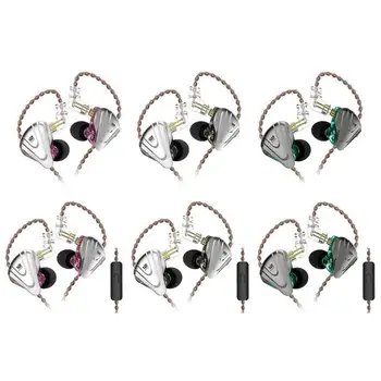 

KZ ZSX Terminator Metal Headset 5BA+1DD Hybrid 12 Drivers HIFI Bass Earbuds