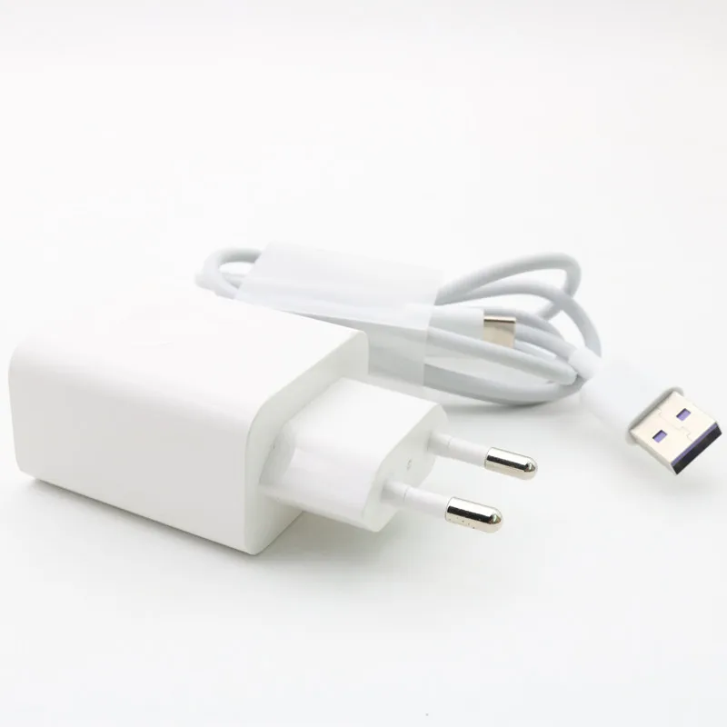 EU Add 1m Cable Супер зарядное устройство huawei, USB настенный адаптер для путешествий, Быстрый адаптер mate 30 mate 20X5G 20 10 9 pro RS P30 P20 P10 P9 plus Nova5 - Тип штекера: EU Add 1m Cable
