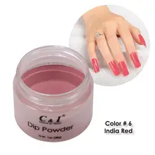28 г погружной порошок-Цвет № 6# индийский красно-красный цвет системы-чистый цвет