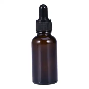 

1PC 30ML Refillable Glass Travel Carrier Amber Perfume Essential Oil Empty Glass Bottles with Dropper