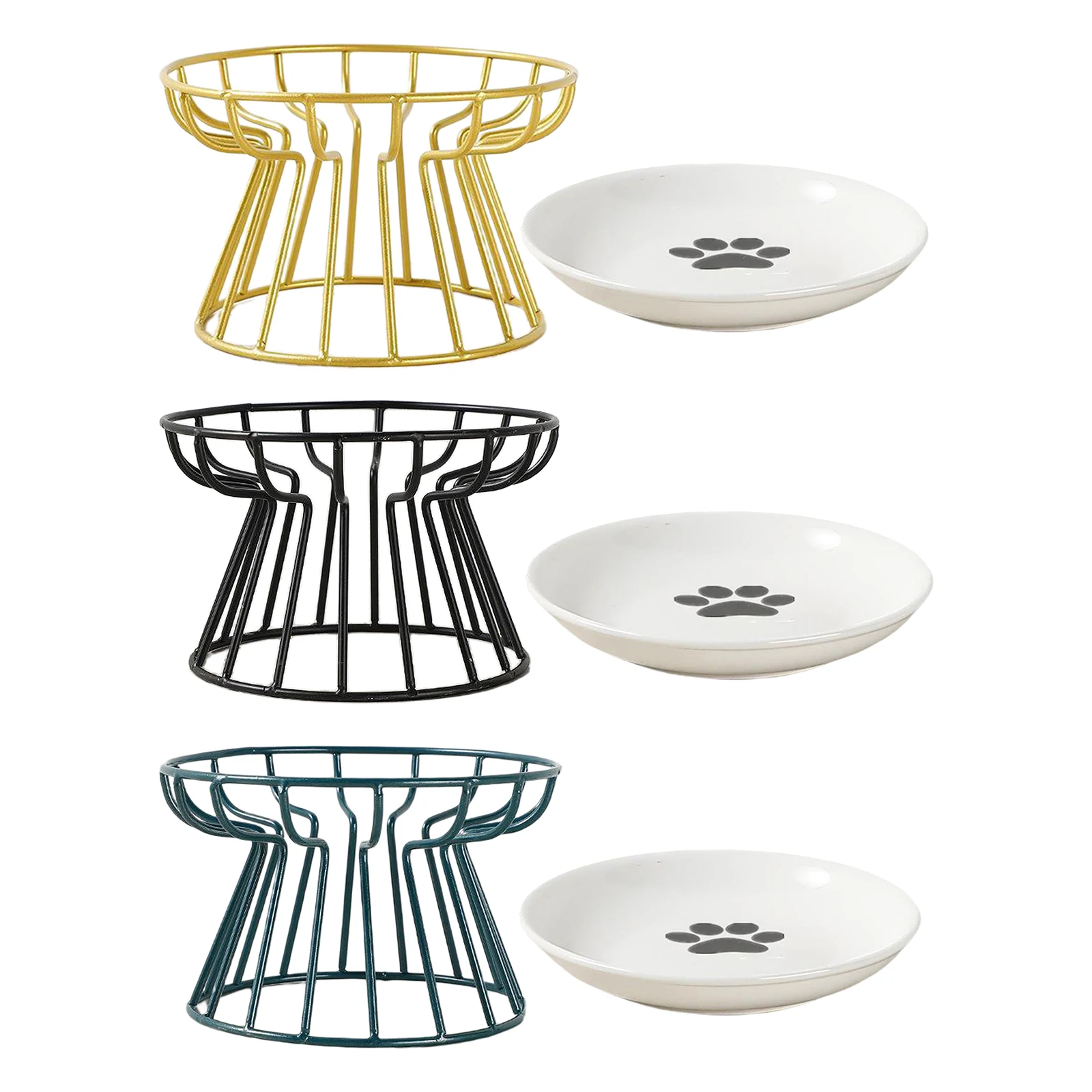 Pet Dog Cat Bowl Elevated Raised Bowl with Stand for all Breeds Small Dog Cat Pet Dog Cat Bowl Elevated Raised Bowl with Stand for all Breeds Small Dog Cat