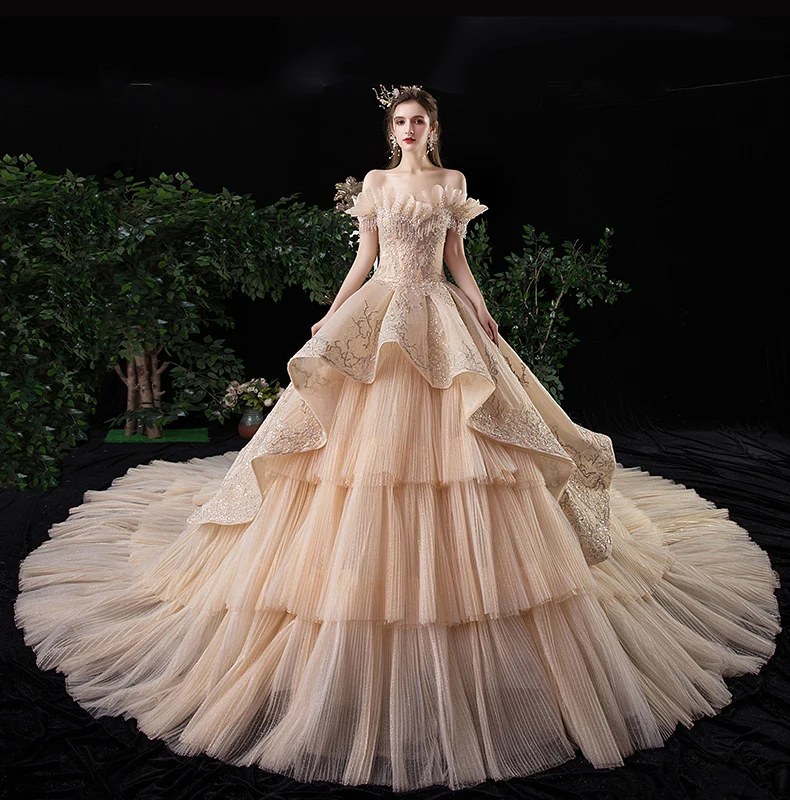 Свадебное платье для беременных, новинка 2019, свадебное платье с кристаллами и кисточками для беременных, элегантное роскошное платье