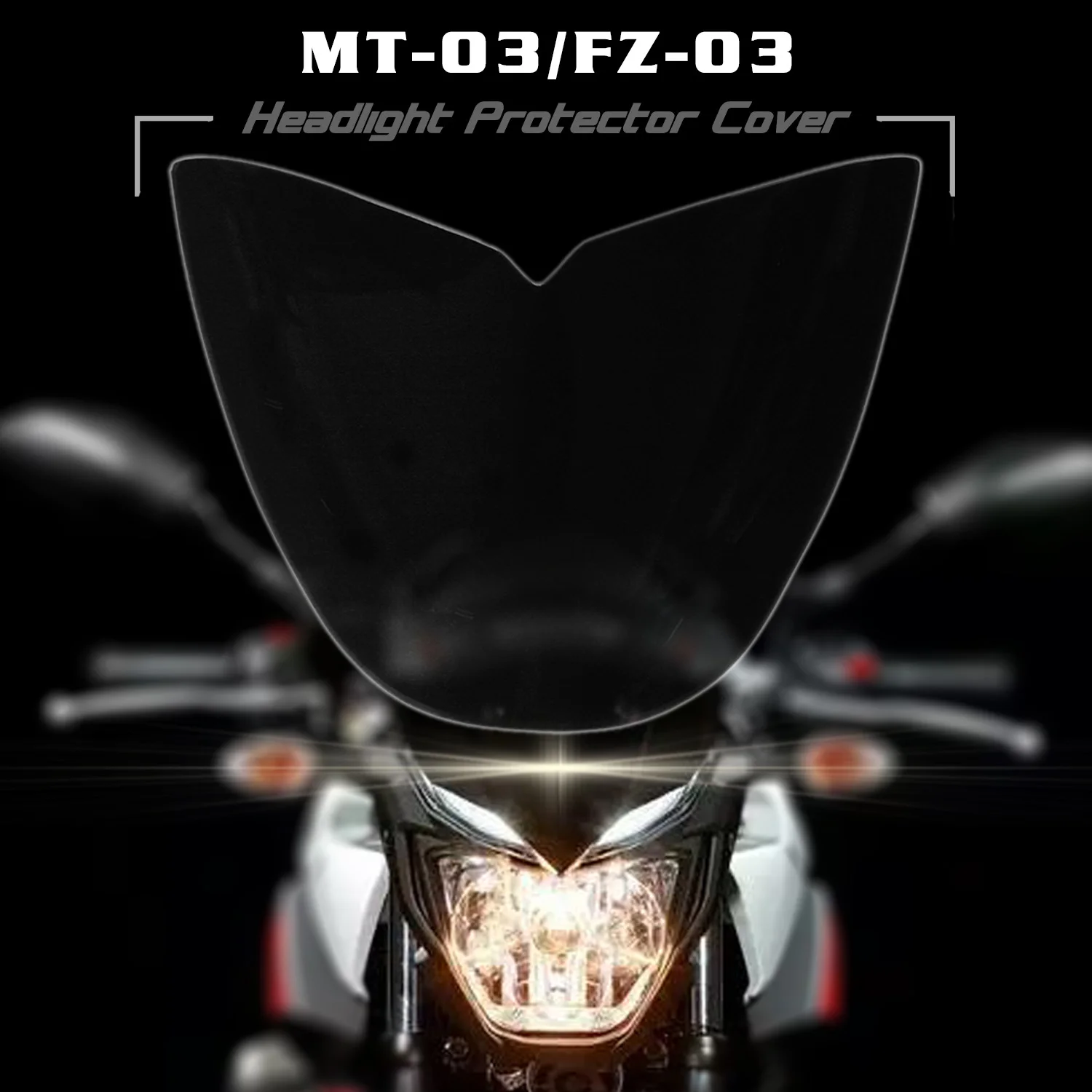 Для YAMAHA FZ 03 FZ03 MT MT03 2015 2019 2018 2017 мотоциклетная акриловая фара Защитная крышка для объектива|Накладки и