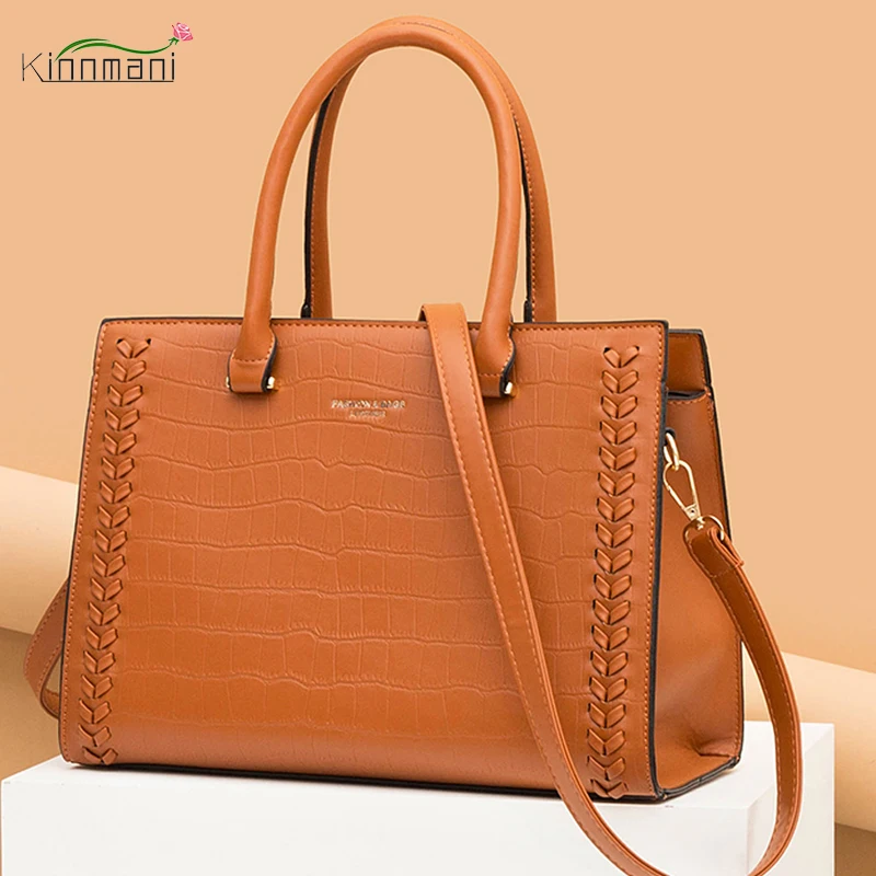 

Fashion Crocodile Pattern Ladies Handbags 2021New Luxury Women Bags Designer Casual Large Capacity Women Shoulder Messenger Bag