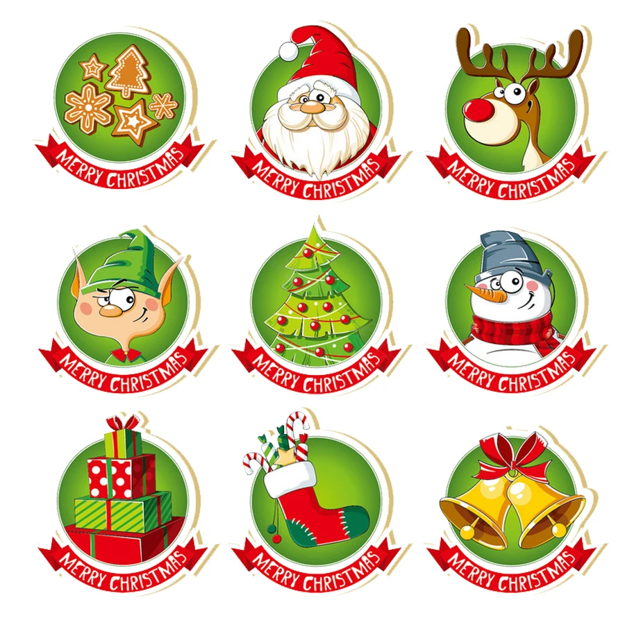 

ZhuoAng Christmas badge Cutting Dies and Clear Stamp Set for DIY Scrapbooking Photo Album Decoretive Embossing Stencial