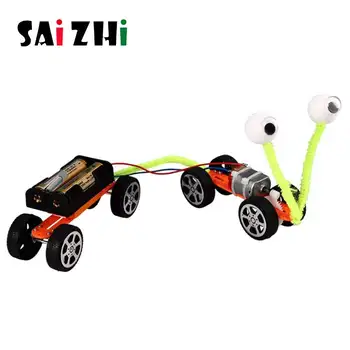 

Saizhi Creative electric gear car science experiment assembling toy DIY technology small production SZ3389