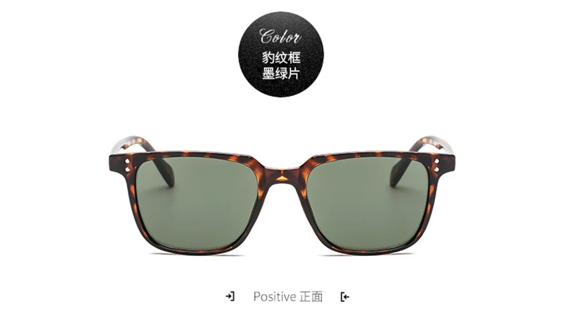 Leopard frame green Фильм Kingsman золотой круг секретный сервис косплей аксессуары реквизит очки топ pc Рамка Британский Стиль очки - Цвет: Leopard frame green